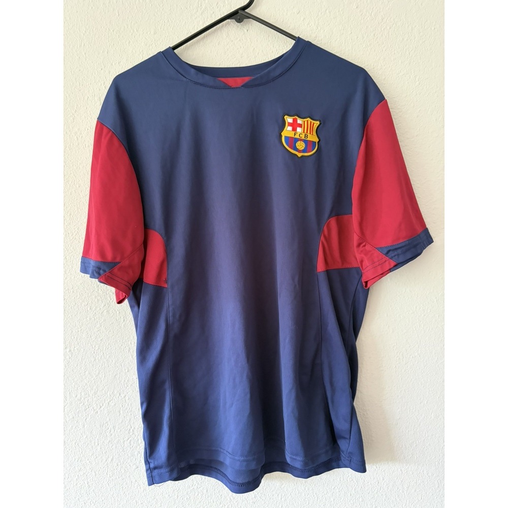 FC Barcelona FCB Barca Shirt Official Licensed Navy Blue Sport Soccer Footbal XL